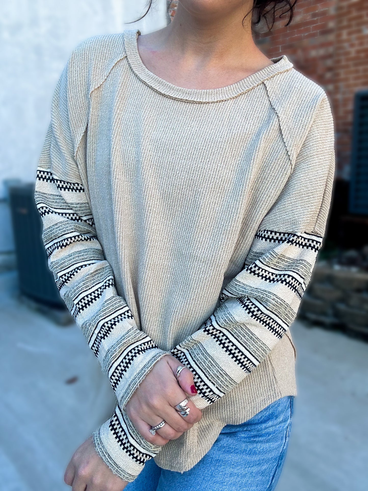 Badlands Brushed Knit Top