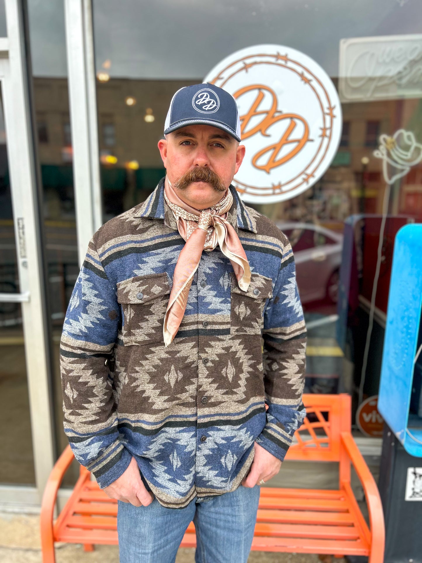 Aztec Jacket in Brown