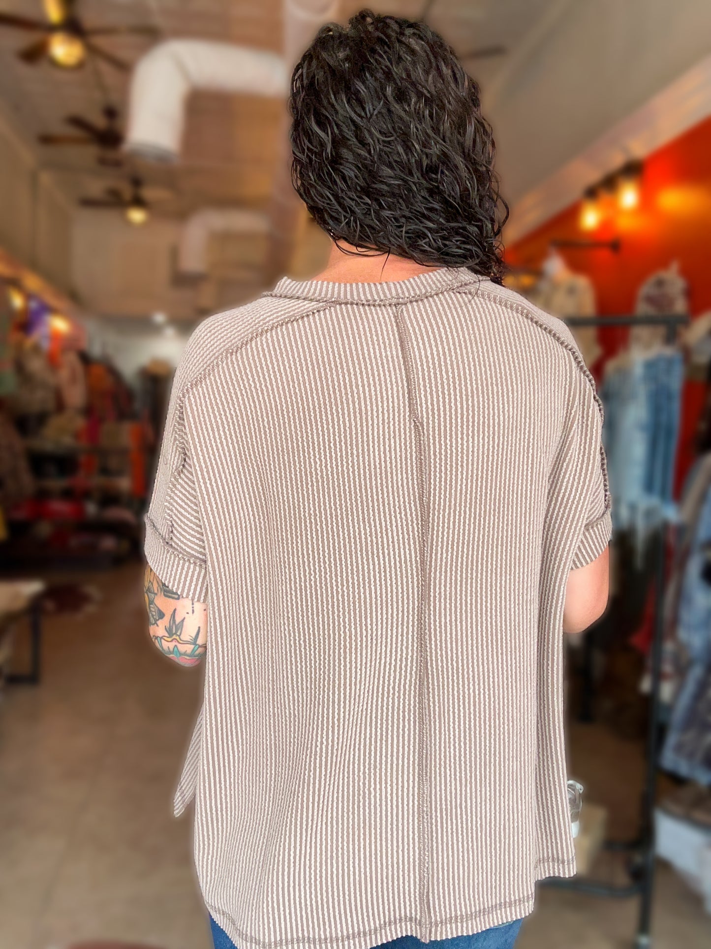 Sweet Escape Top in Mocha