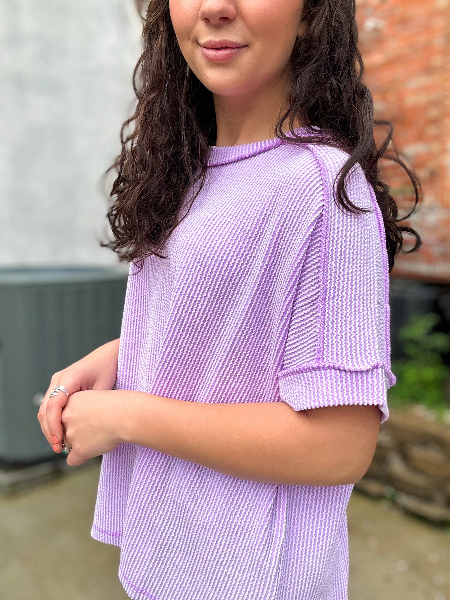 Sweet Escape Top in Lavender