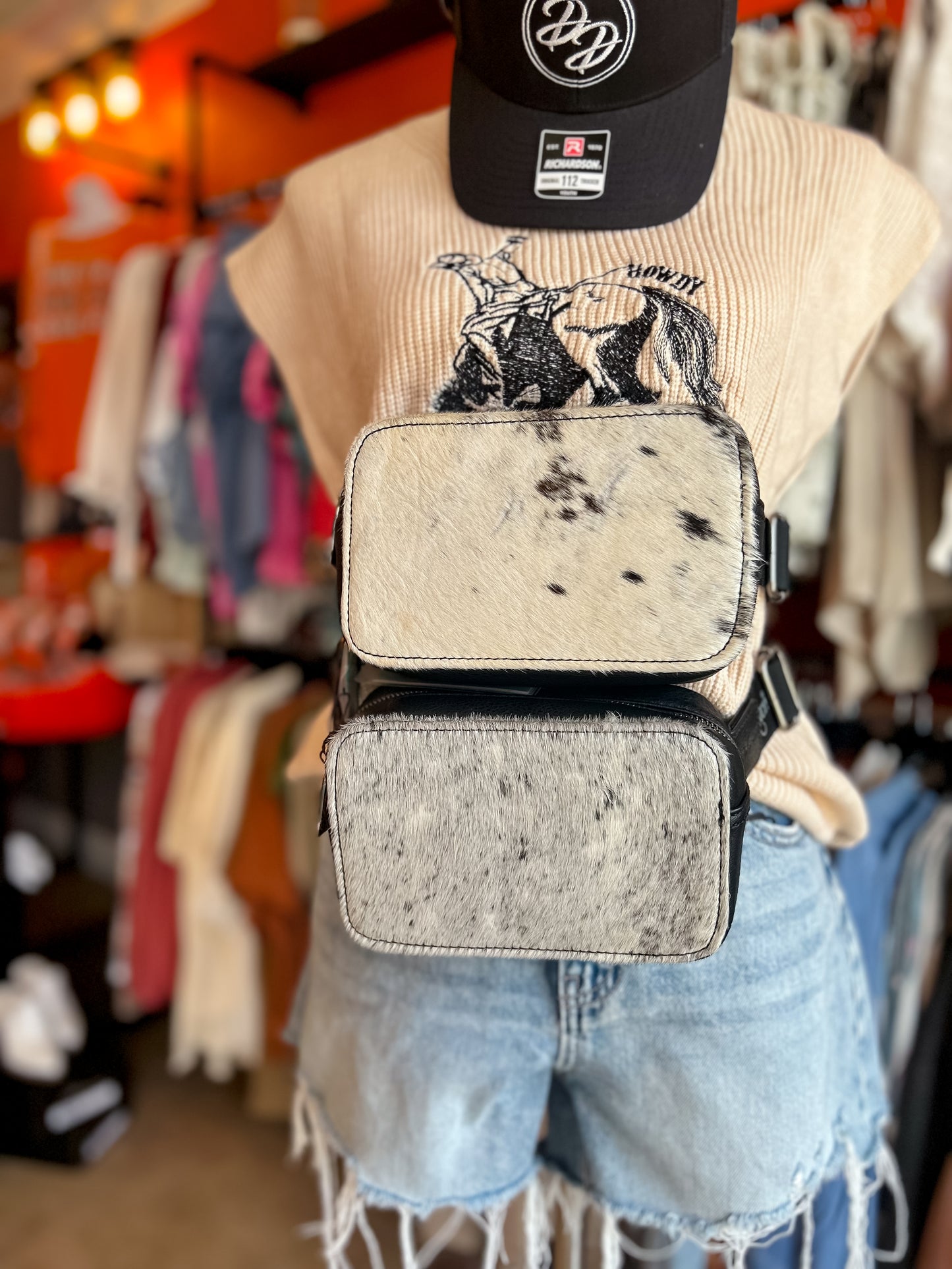 Jinks Genuine Cowhide Belt Bag