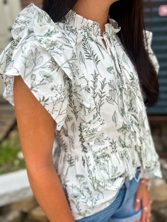 Georgia Ruffle Blouse