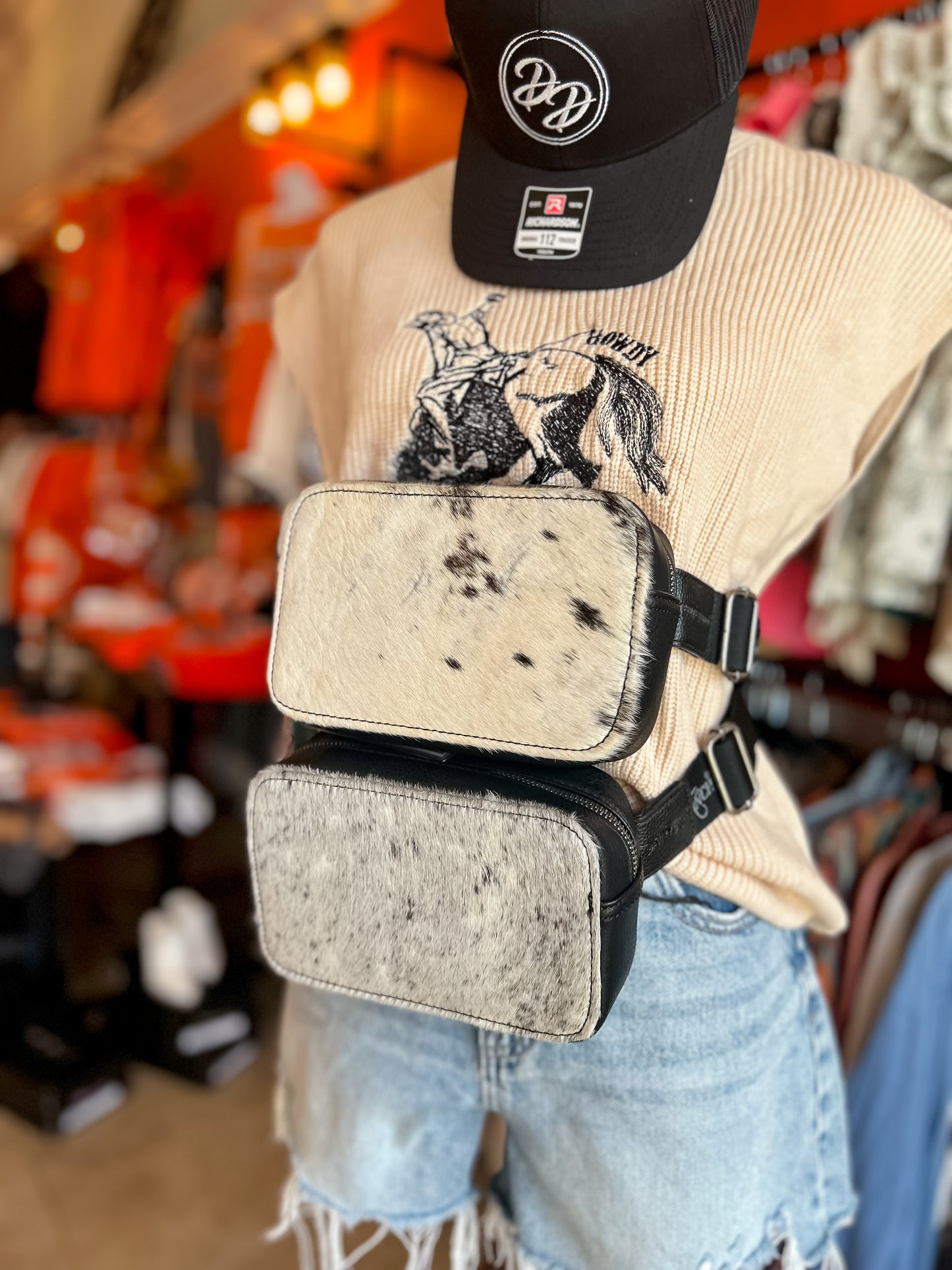 Jinks Genuine Cowhide Belt Bag