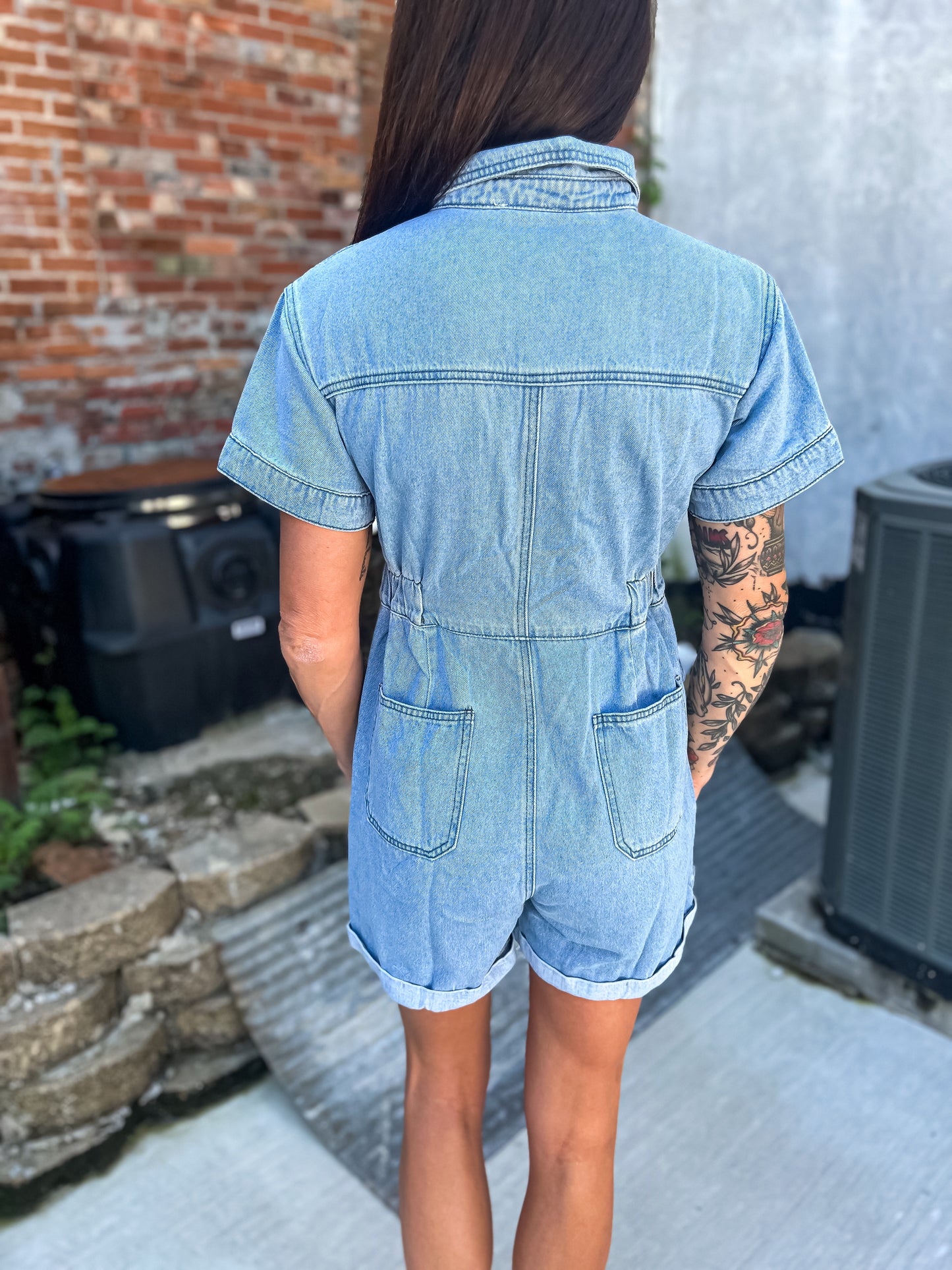 Whiskey Girl Romper