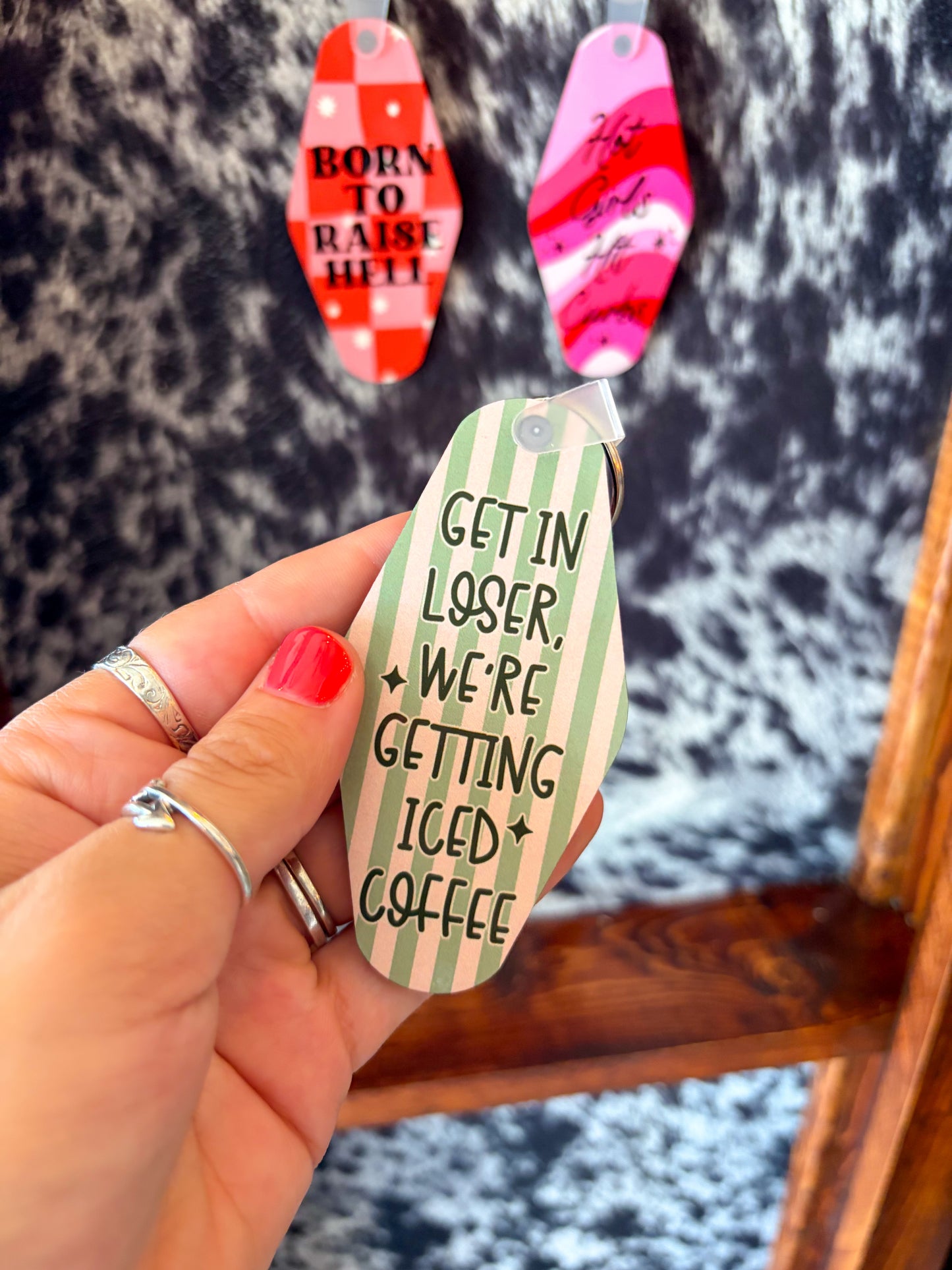 Roadside Motel Keychain