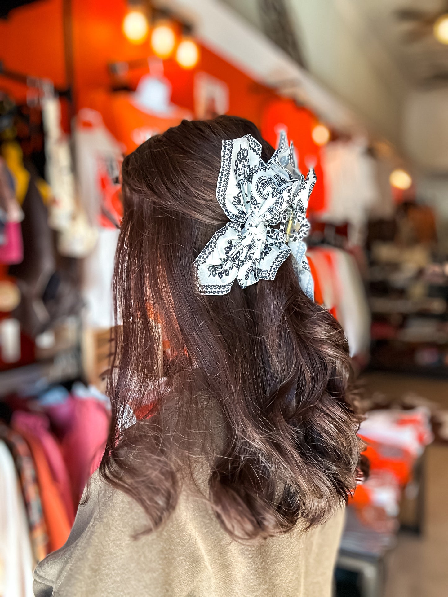 Lawless Bandana Bow Claw Clip