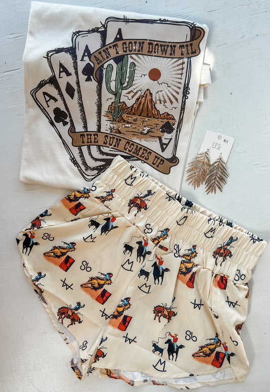 Retro Cowboy Shorts