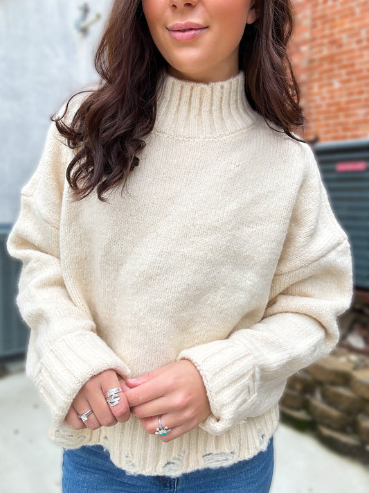 Lydia Sweater in Cream