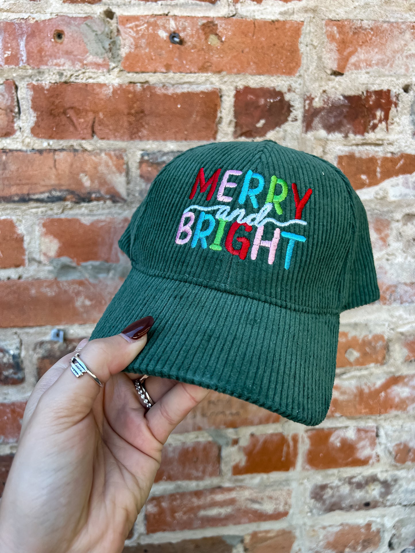 Merry And Bright Corduroy Hat