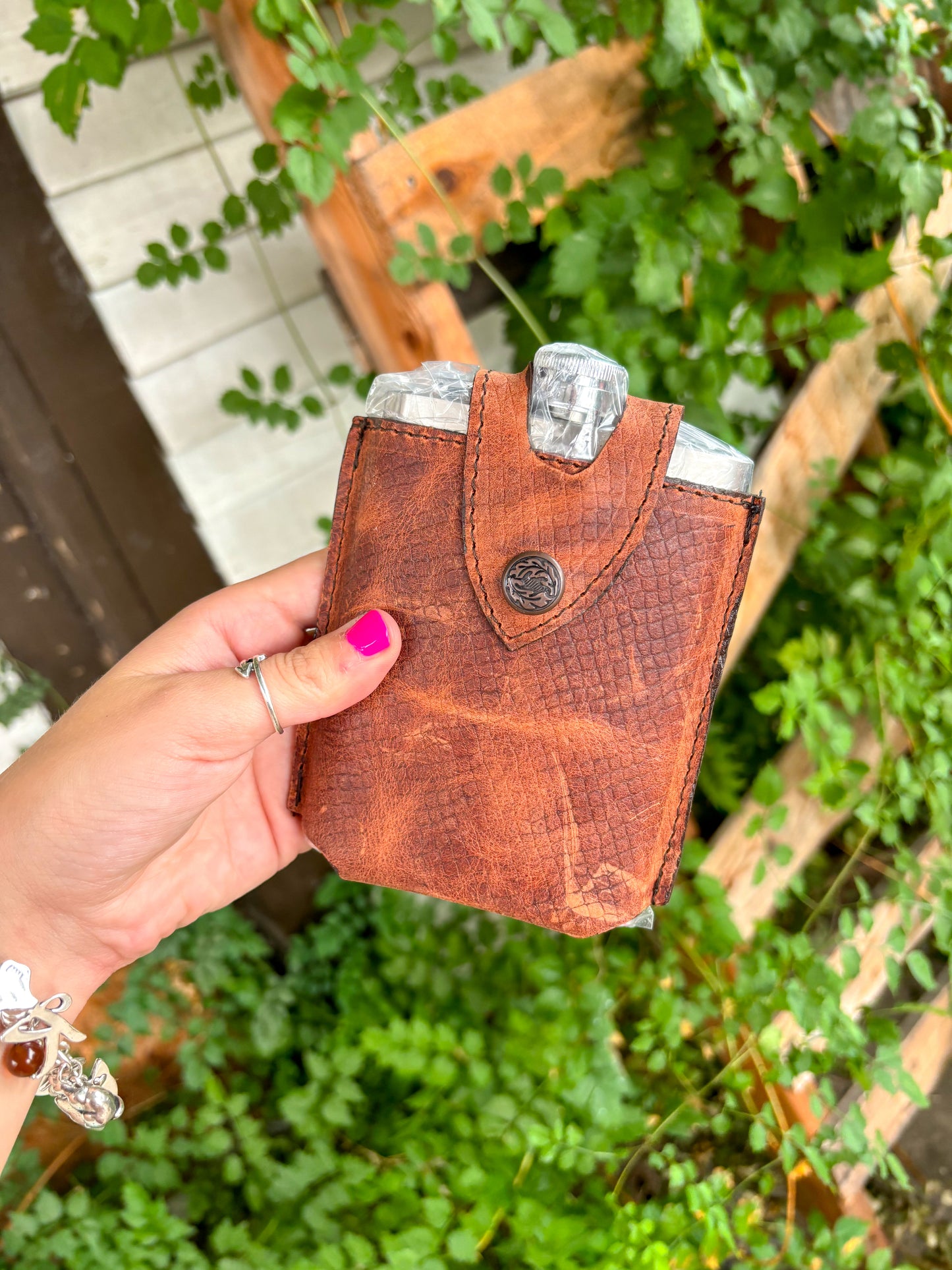 Leather Flask