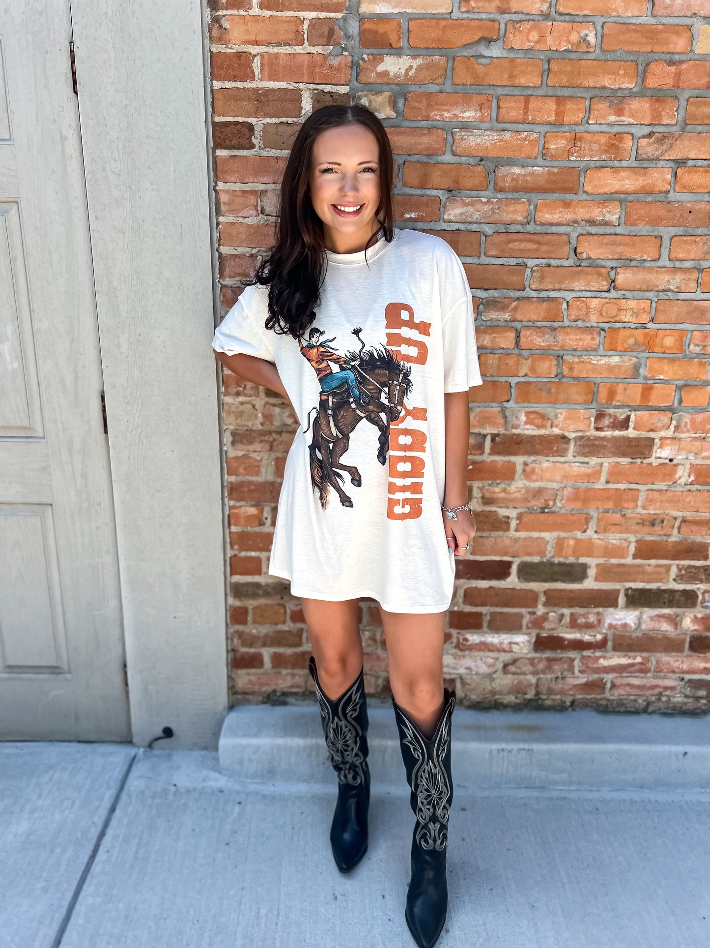 Giddy Up T-shirt Dress