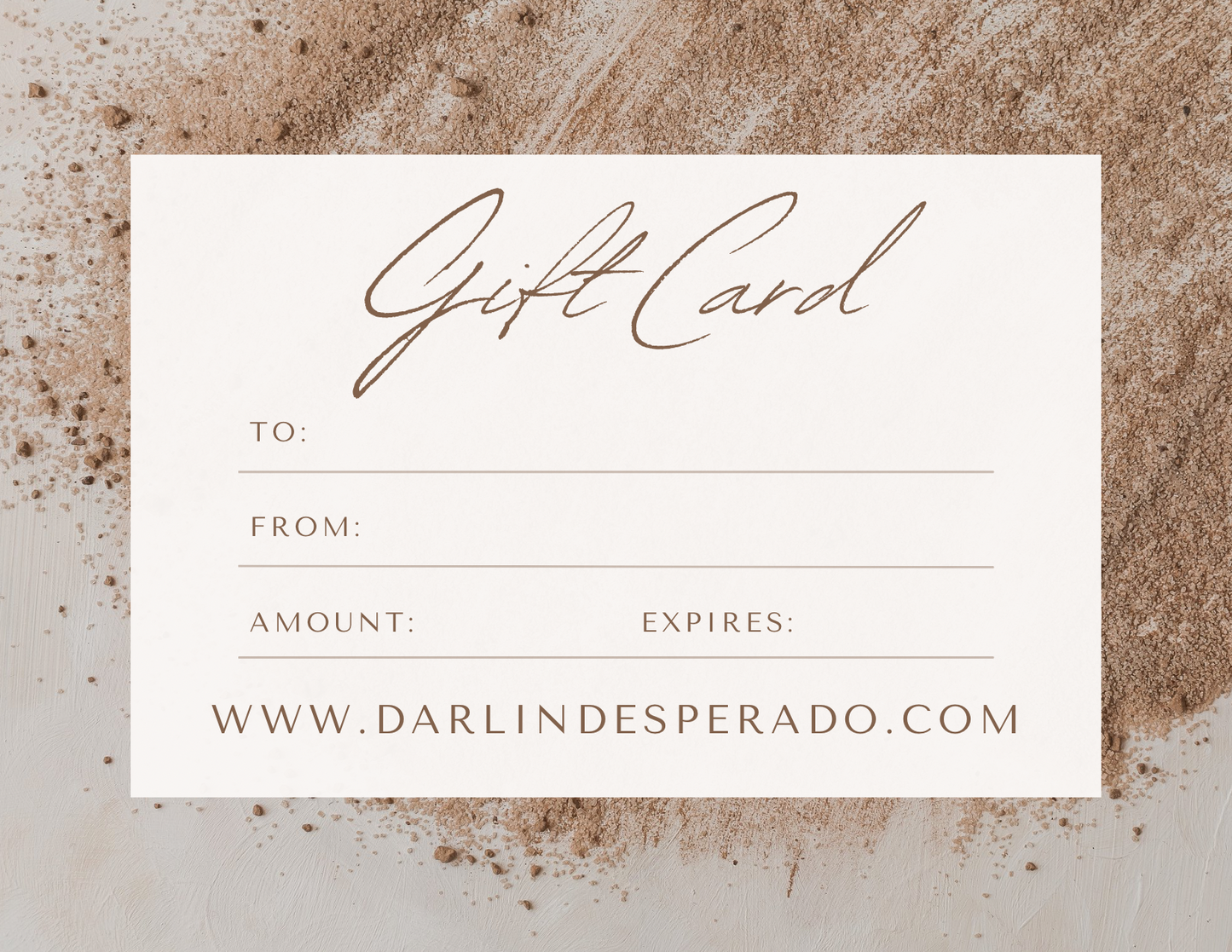 Darlin Gift Card