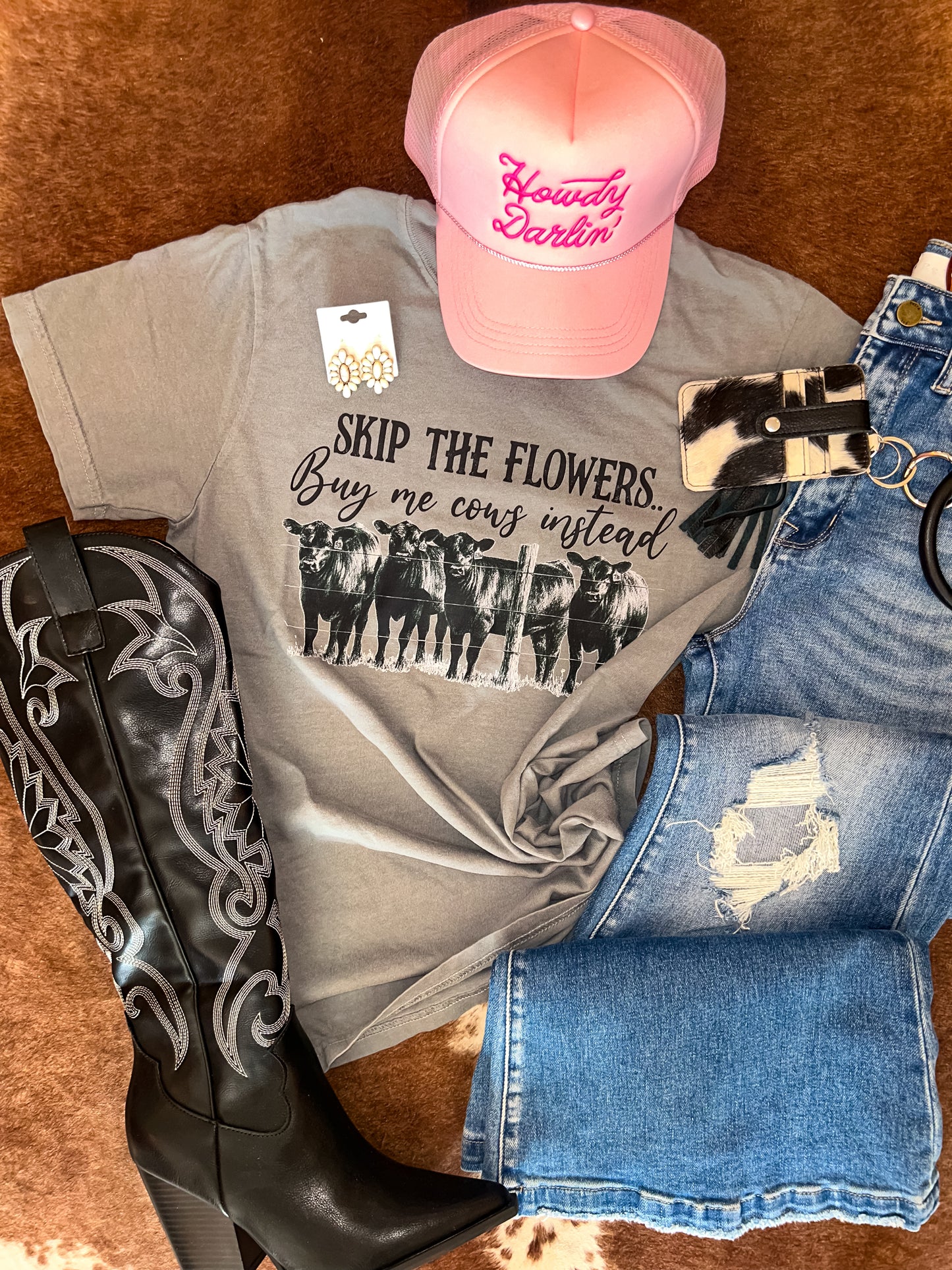 Skip The Flowers Tee