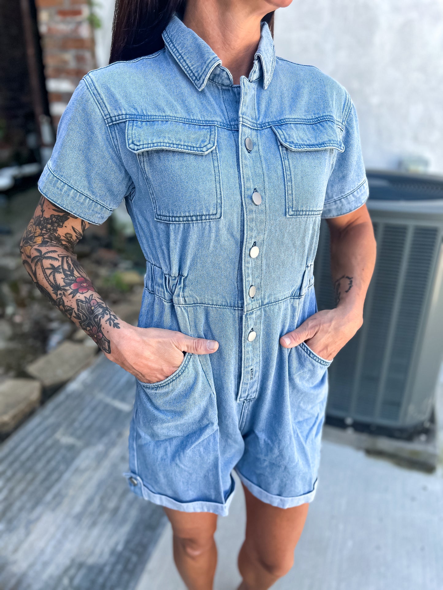 Whiskey Girl Romper