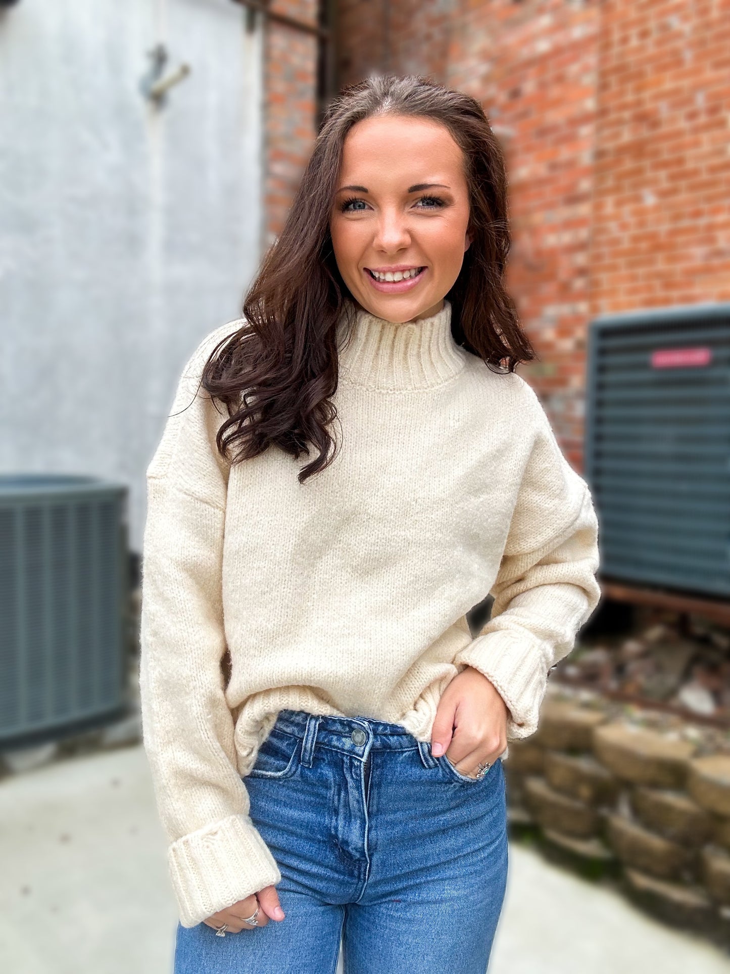 Lydia Sweater in Cream