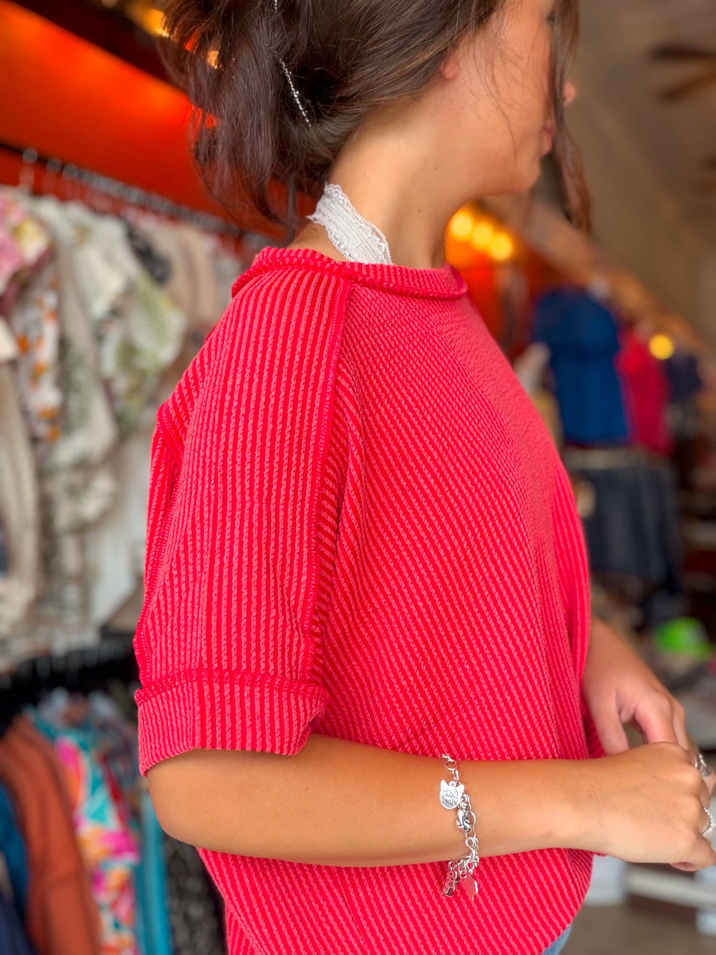 Sweet Escape Top in Red