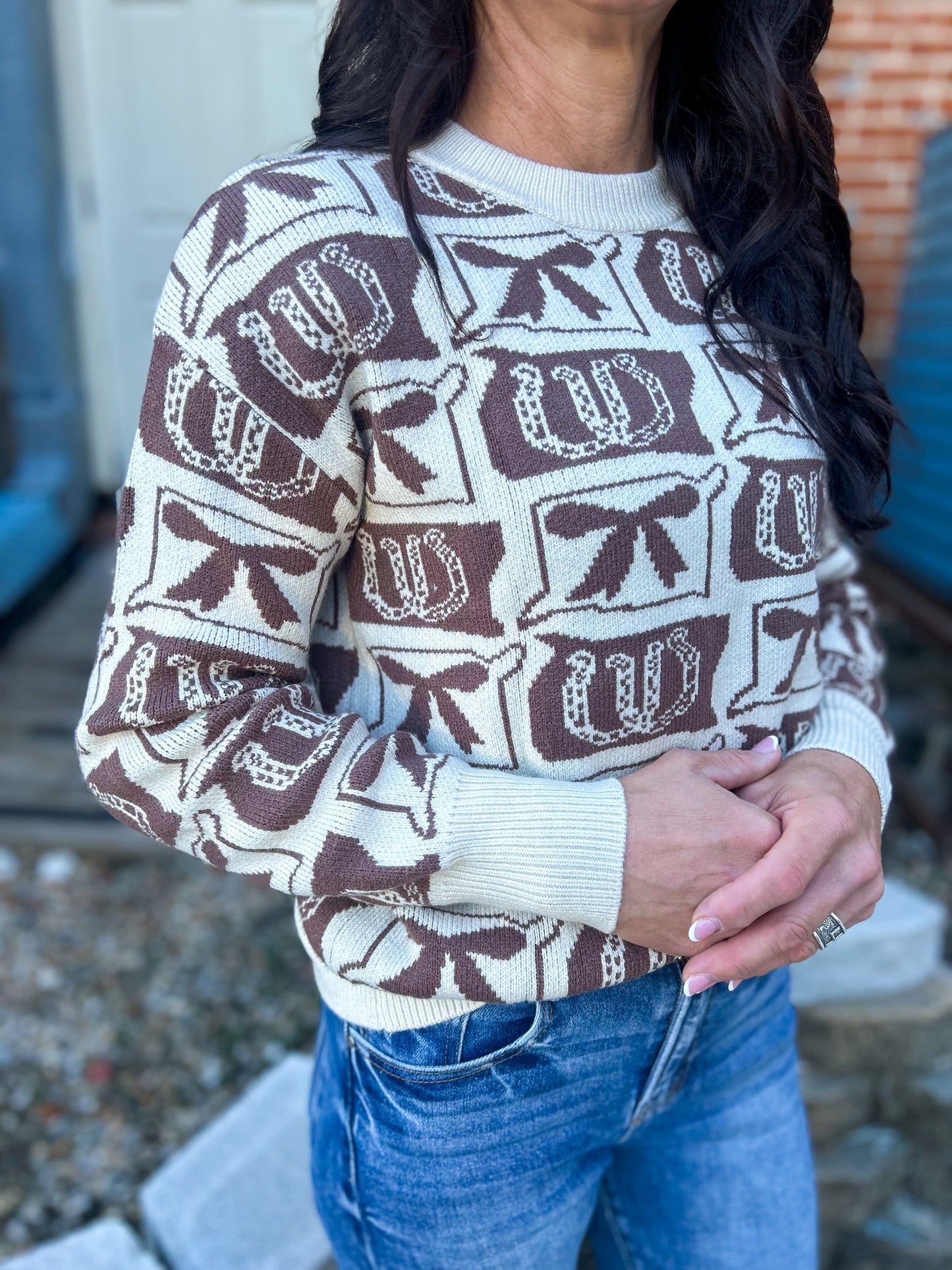 Gilded Lasso Sweater