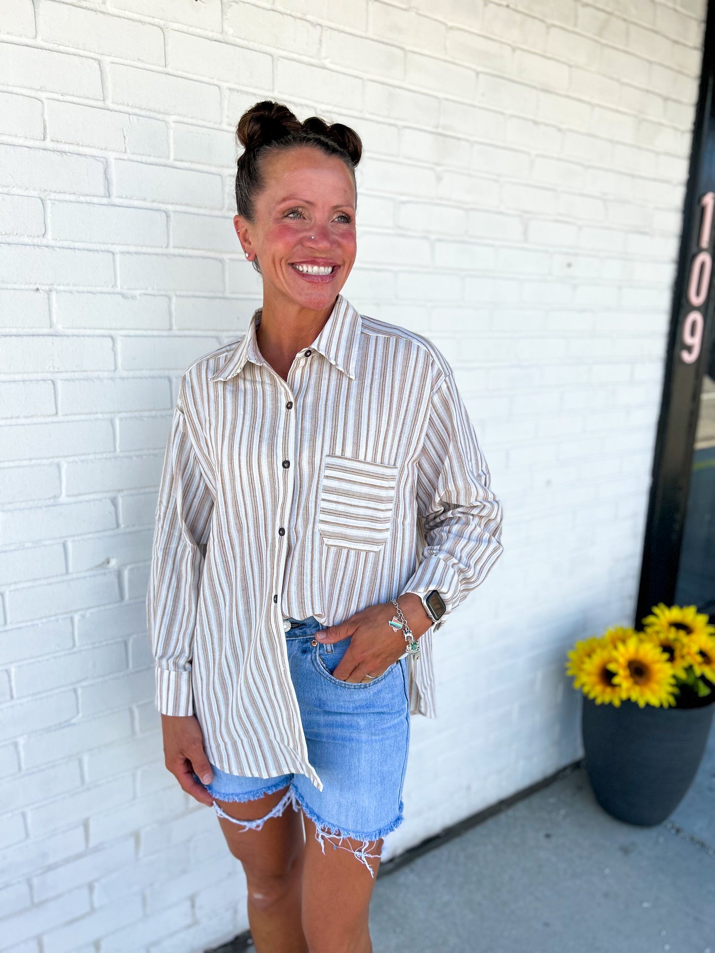 Sunny Striped Top