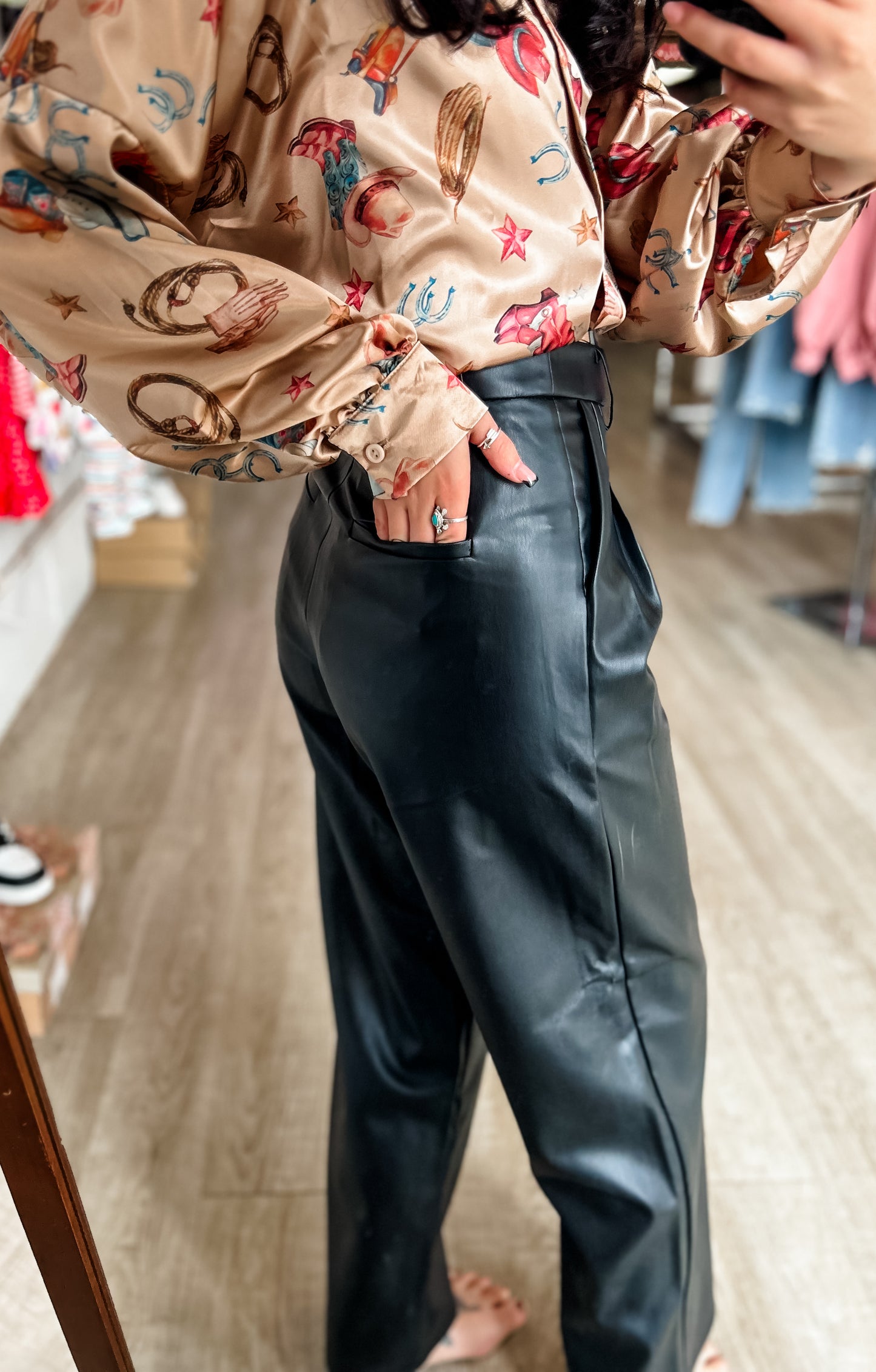 Gringa Leather Pants