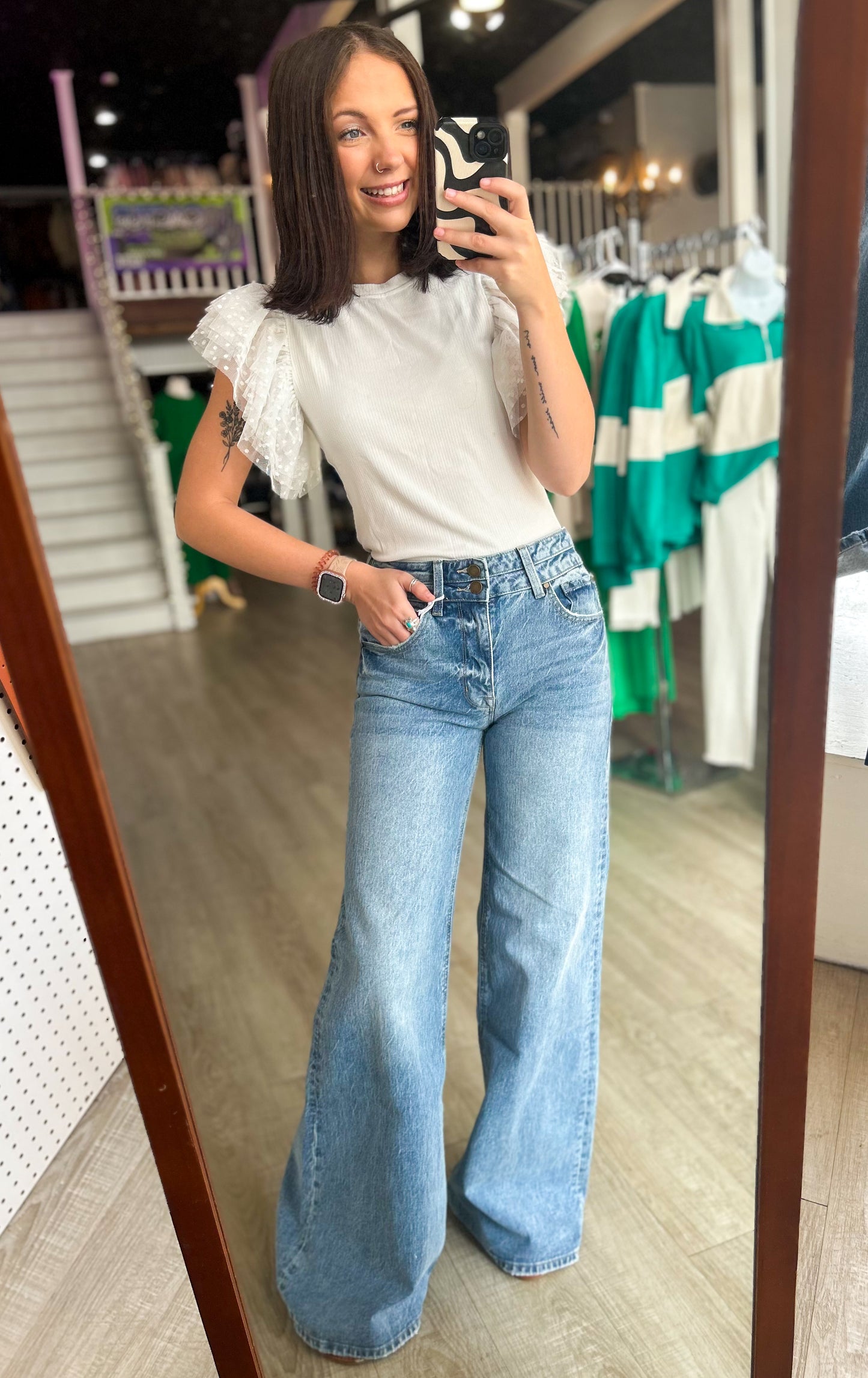 Daisy Wide Leg Jean