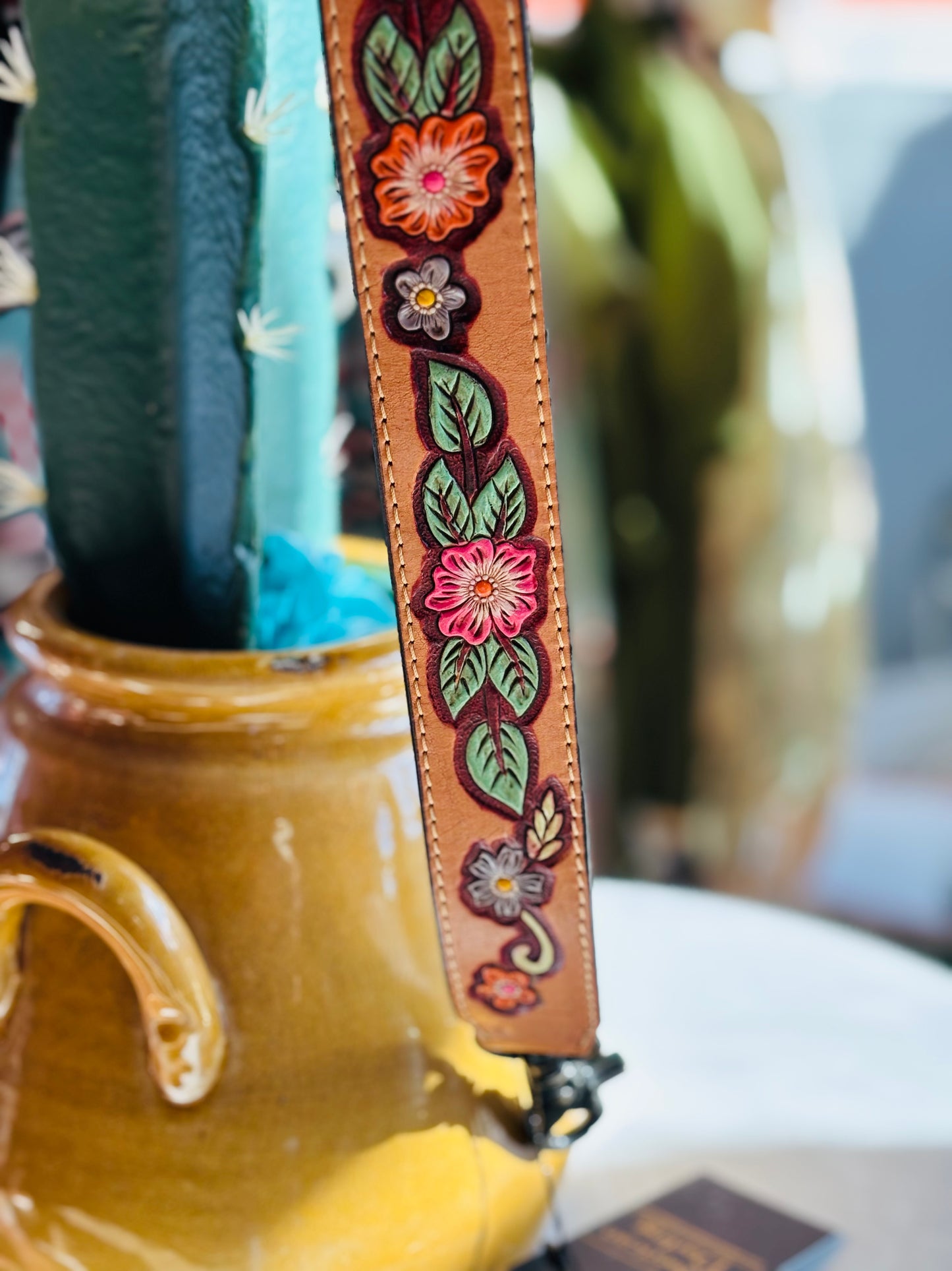 Spur and Petal Purse Strap