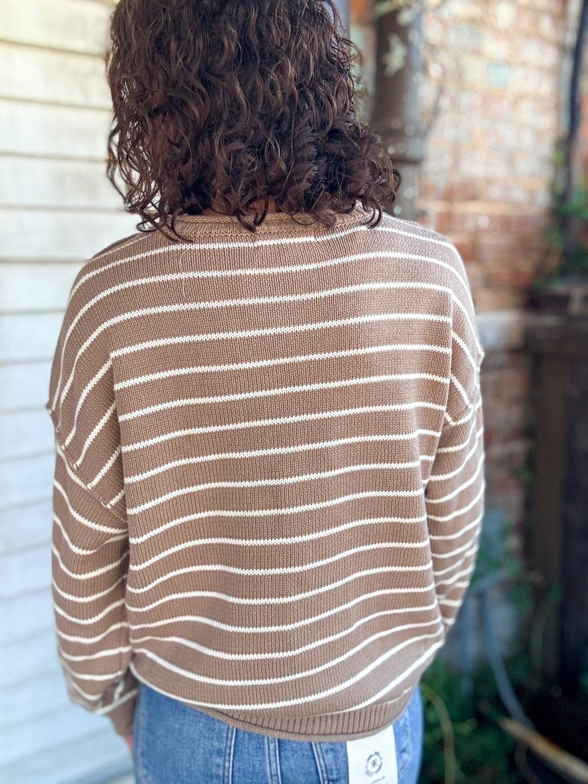Oatmeal and Ivory Sweater