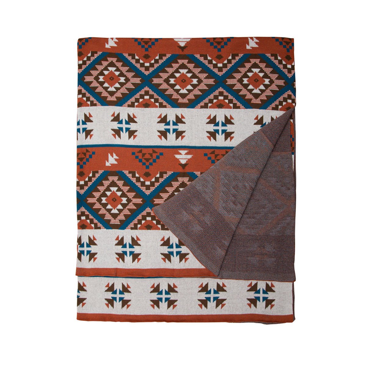 All Over Aztec Print Throw