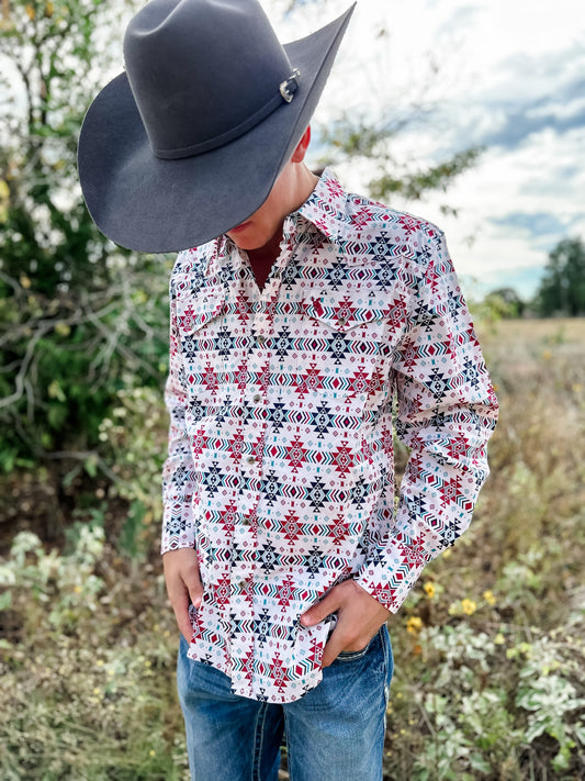 Cheyenne Pearl Snap Button Up