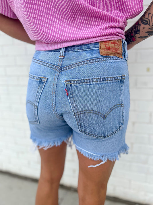 Upcycled Denim Shorts