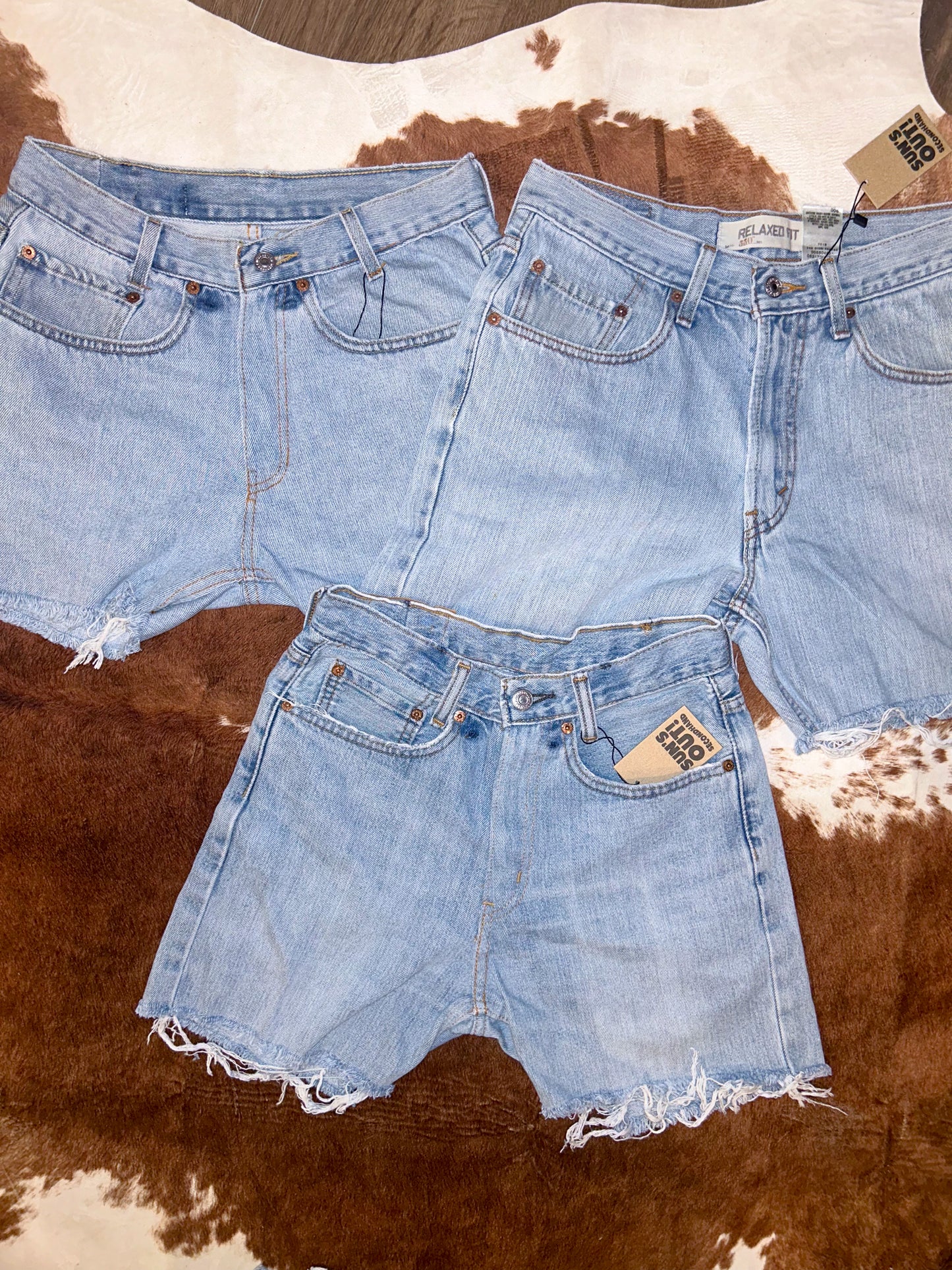 Upcycled Denim Shorts
