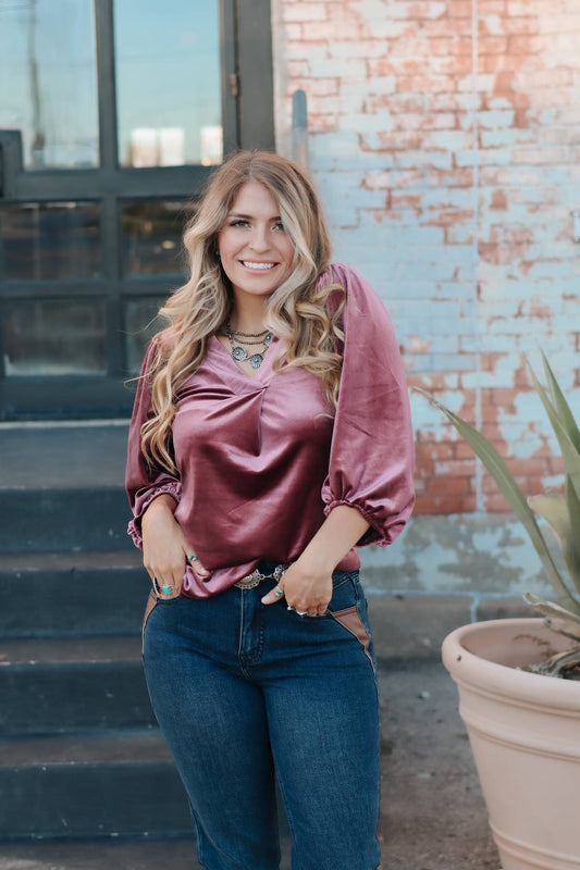 Veronica Velvet Blouse