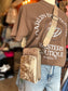 Sadler Cowhide Crossbody in Tan
