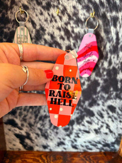 Roadside Motel Keychain