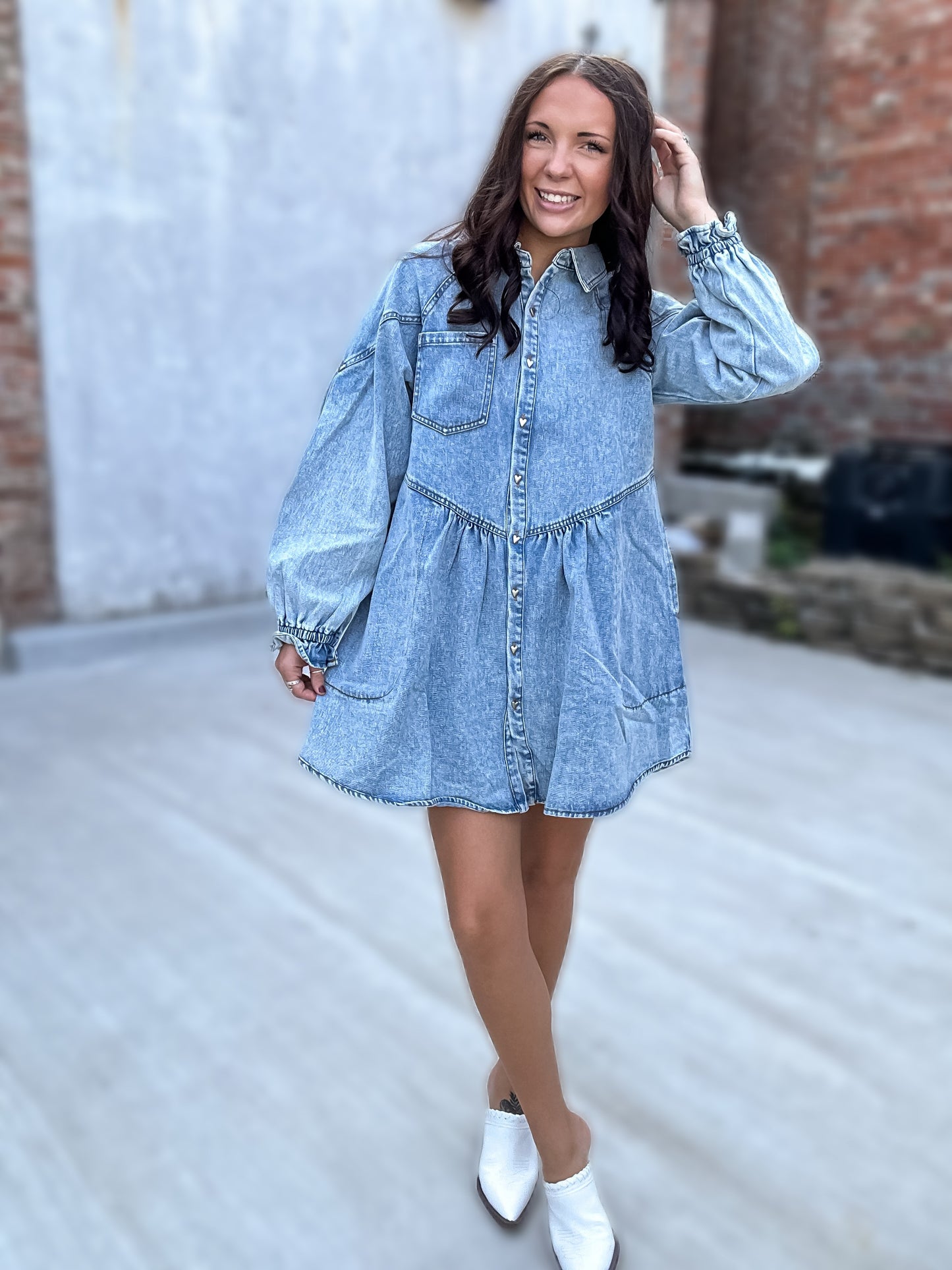 Vintage Vaquero Denim Dress
