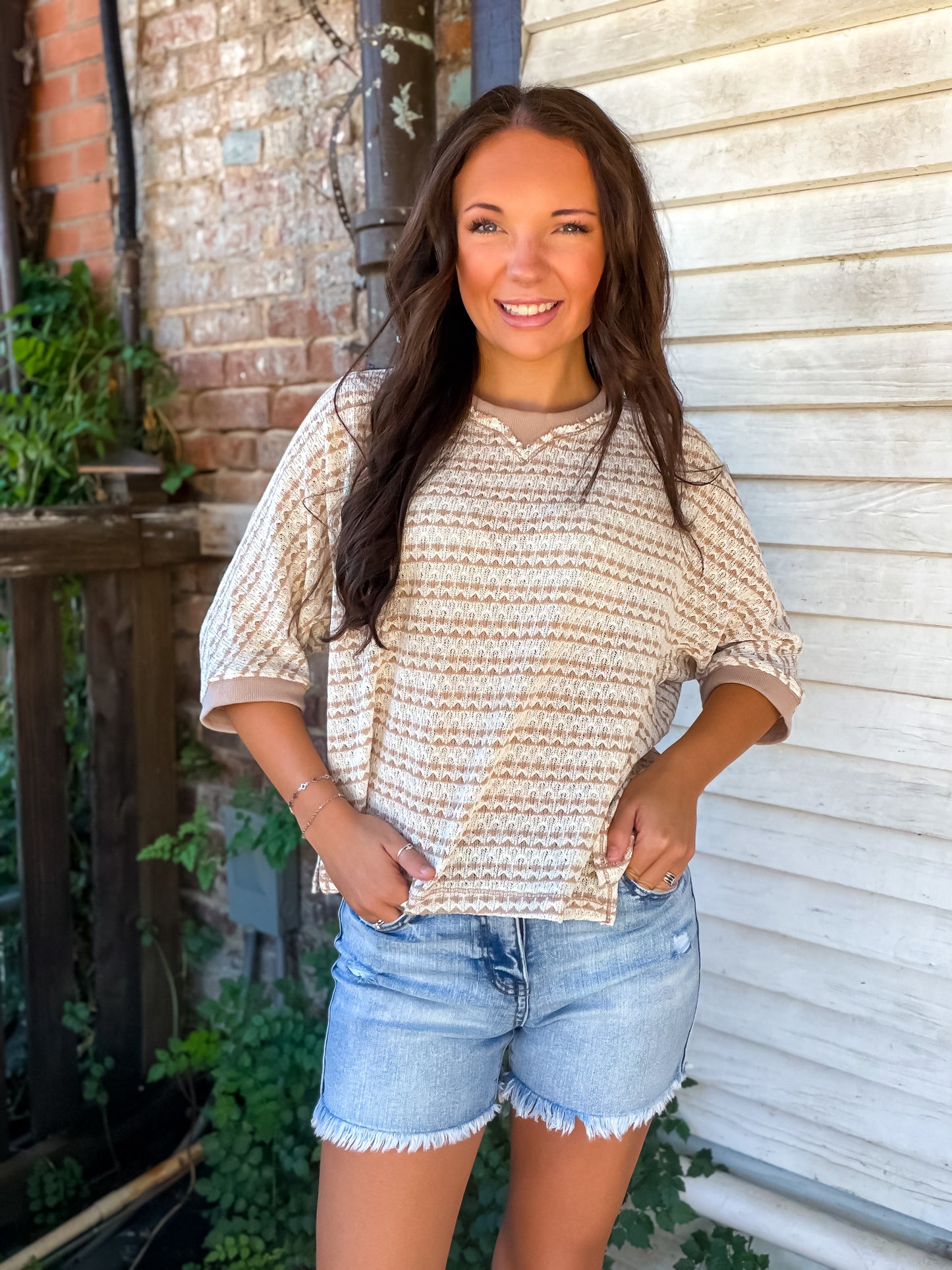 Stay Awhile Knit Top