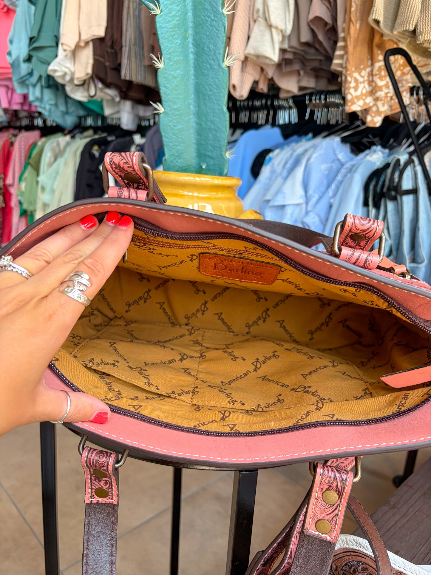 Pink Prairie Tote