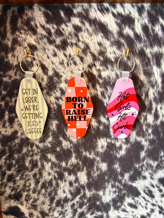 Roadside Motel Keychain