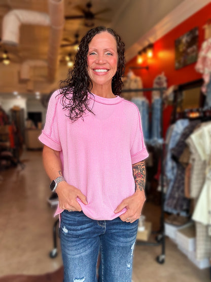 Sweet Escape Top in Light Pink