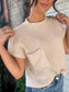 Neutral Ground Top in Cream