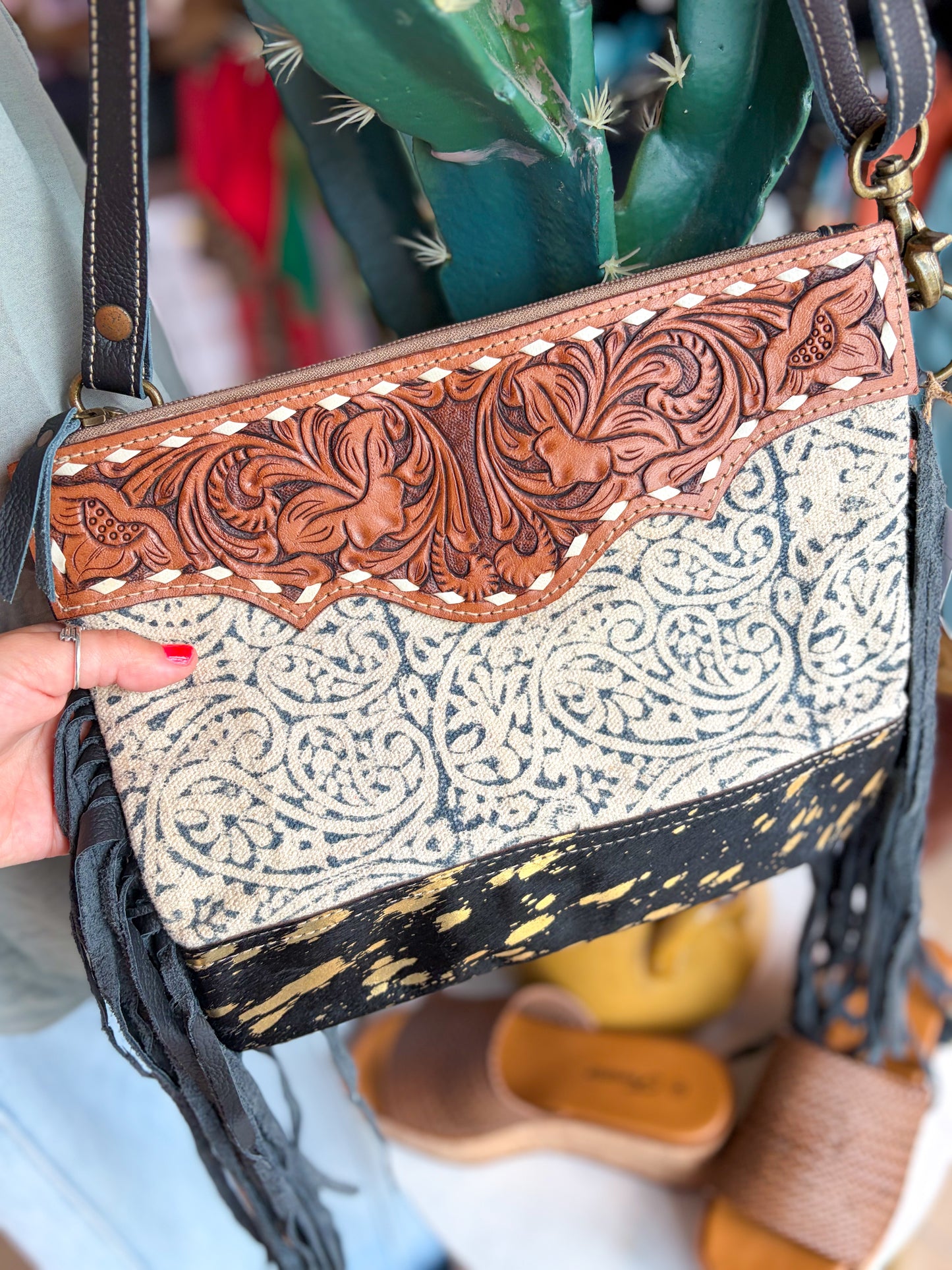 Midnight Gold Crossbody