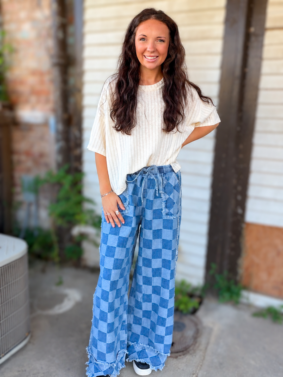 Checkmate Wide Leg Pants