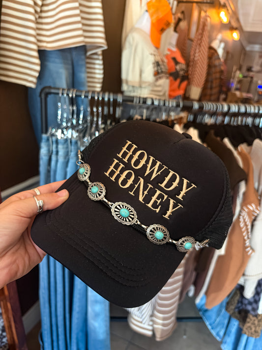 Turquoise Hat Chain