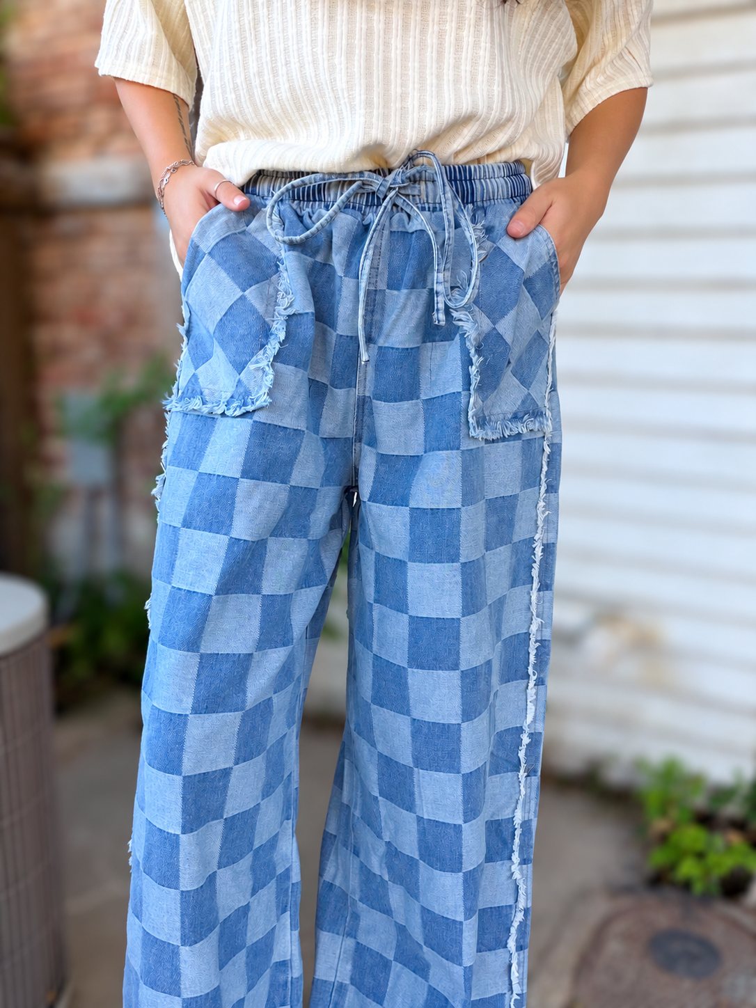 Checkmate Wide Leg Pants