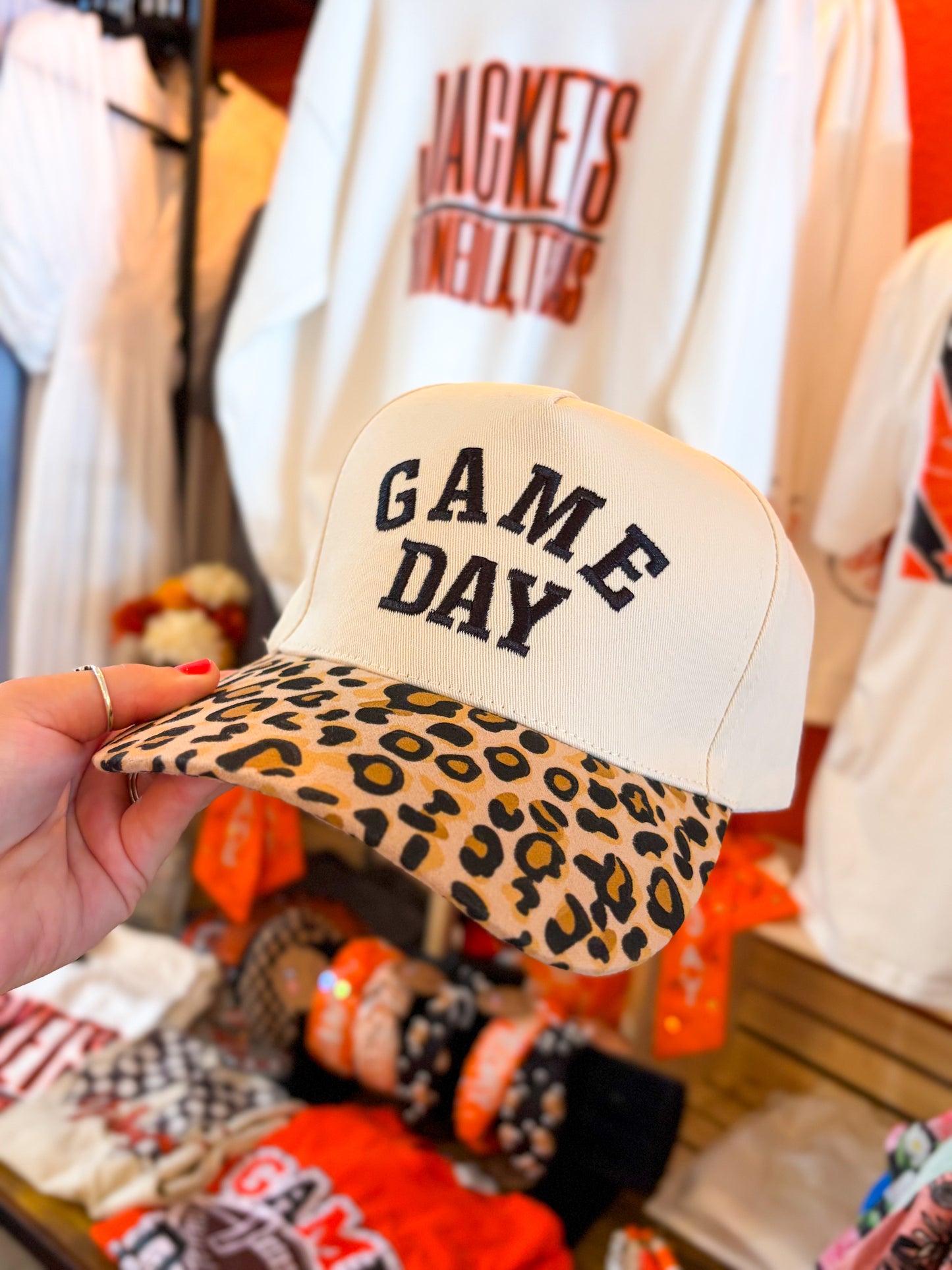 Cheetah Game Day Hat