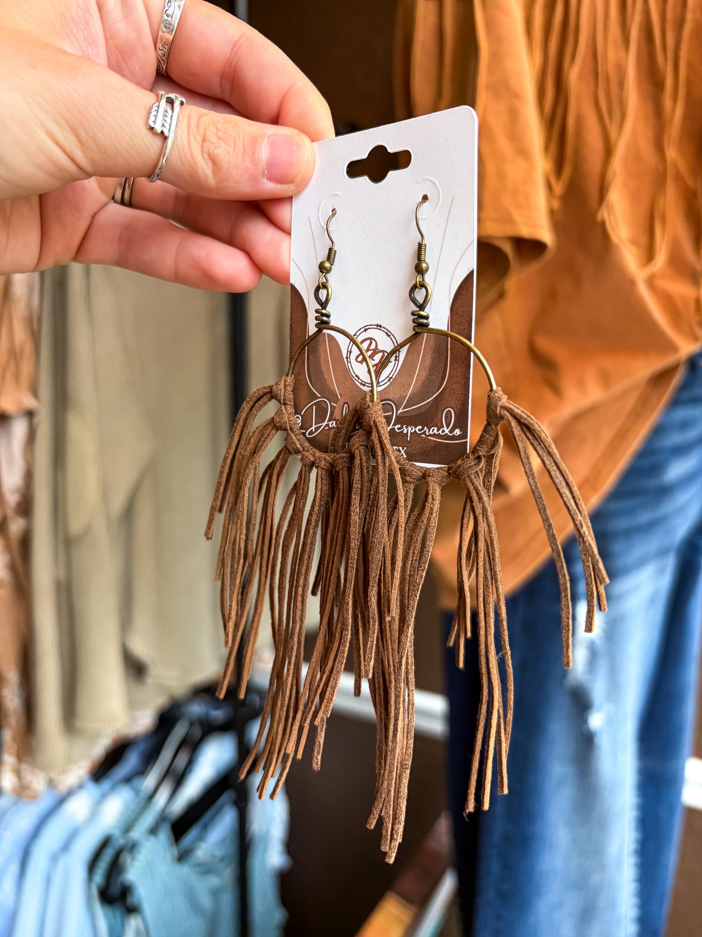 Fringe Benefits Earrings