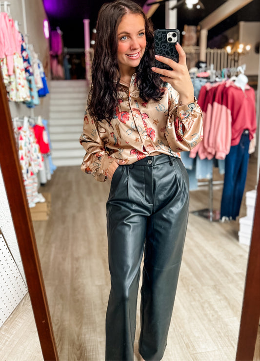 Gringa Leather Pants