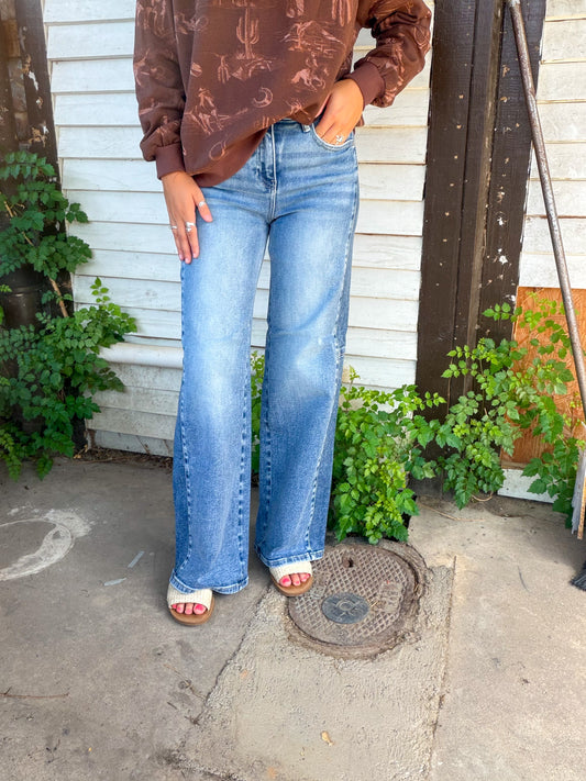 Side Saddle High Rise Jean