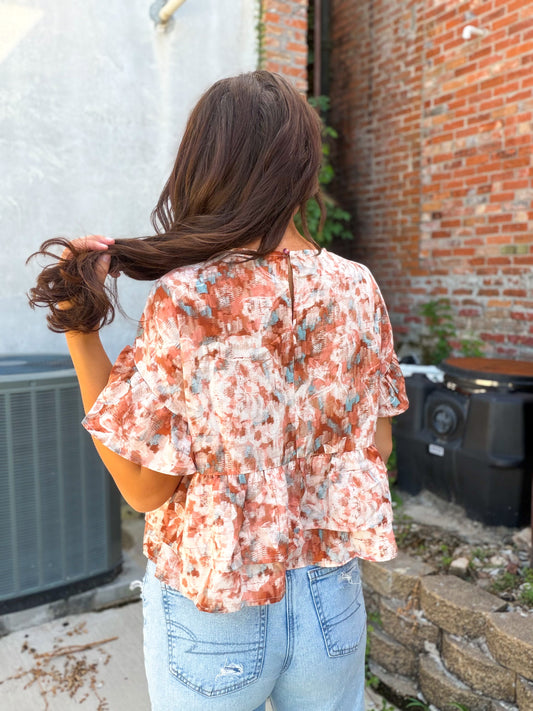 Paint Me Autumn Blouse