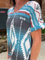 Cobalt Cowgirl Maxi Dress