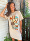Neon Nights T-Shirt Dress